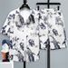 Women Fashion Hoodie And Trousers Suits Tracuit For Men Foam Printed Sweatpants Two Piece Sets Y2k Streetwear_viptrois.com