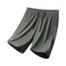 Men's Lightweight Quick-Dry Nylon Shorts - Breathable Stretch Athletic Casual 5-Inch Summer Shorts For Men (Black, Army Green, Khaki, Dark Gray)_viptrois.com