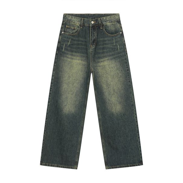 Nordmann MTLCLOTHES Men's Clothing| New Vintage Distressed Denim Jacket Trendy Straight-Leg Jeans Set_viptrois.com