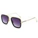 Unisex Sunglasses Men's Trend Glasses Fashion Square Frame Sunglasses_viptrois.com