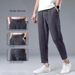 Men's Clothing Linen Casual Pants Summer Ice Silk Thin Trousers Loose Straight Cotton And Linen Large Size Pants_viptrois.com