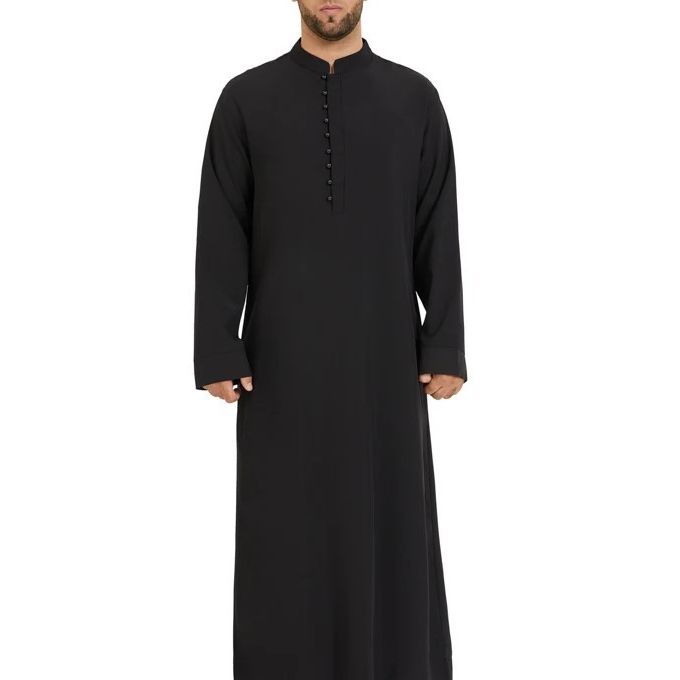 Men's Clothing Loose Stand Up Collar New Round Collar Men's Clothing_viptrois.com