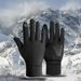 Cycling Gloves Warm Gloves Winter Touch Screen Men And Women Cycling Sports Plus Velvet Windproof Waterproof Skiing Outdoor Cold Proof Gloves_viptrois.com