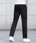 Premium Mulberry Silk Men's Casual Pants - Slim Fit Straight Leg Breathable Stretch Pants For Spring & Summer - Wrinkle-Free Lightweight Comfort_viptrois.com