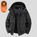 Men’s Plus Size Lightweight Cotton Padded Jacket – Spring & Autumn Casual Coat, Loose Fit, Comfortable & Stylish (4XL-11XL, Up To 370 Lbs)_viptrois.com