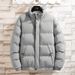 Men's Winter Down New Men's Korean Version, Handsome, Thickened Jacket, Standing Collar, Warm Cotton Jacket_viptrois.com