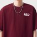 Street Super Transparent American Large Printed Letter T-shirt Top For Men # Loose And Comfortable Shoulder Breathable_viptrois.com