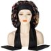 New Cross Border Satin Printed Nightcap Hot Sale Wide Brim Ribbon Extra Large Shower Cap One Piece Dropshipping_viptrois.com