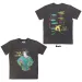 The Cure Stone Wash T-Shirt Mens Womens Tees Top: Beach Party Tour '86 (Charcoal Grey) (Back Print) O_viptrois.com