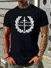 Si Vis Pacem Para Bellum Proverb Sword Oak Leaf Wreath If T Shirt 38365 Casual Homme Slightly Comfortable Summer Unisex Fashion Designer Clothes_viptrois.com