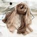 Unisex Jewelry Fashion Wool Mulberry Embroidery Silk Scarf Fashion Shawl_viptrois.com