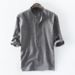 Men's Clothing Mid Sleeve Shirt Middle Aged And Young Men's Shirt_viptrois.com