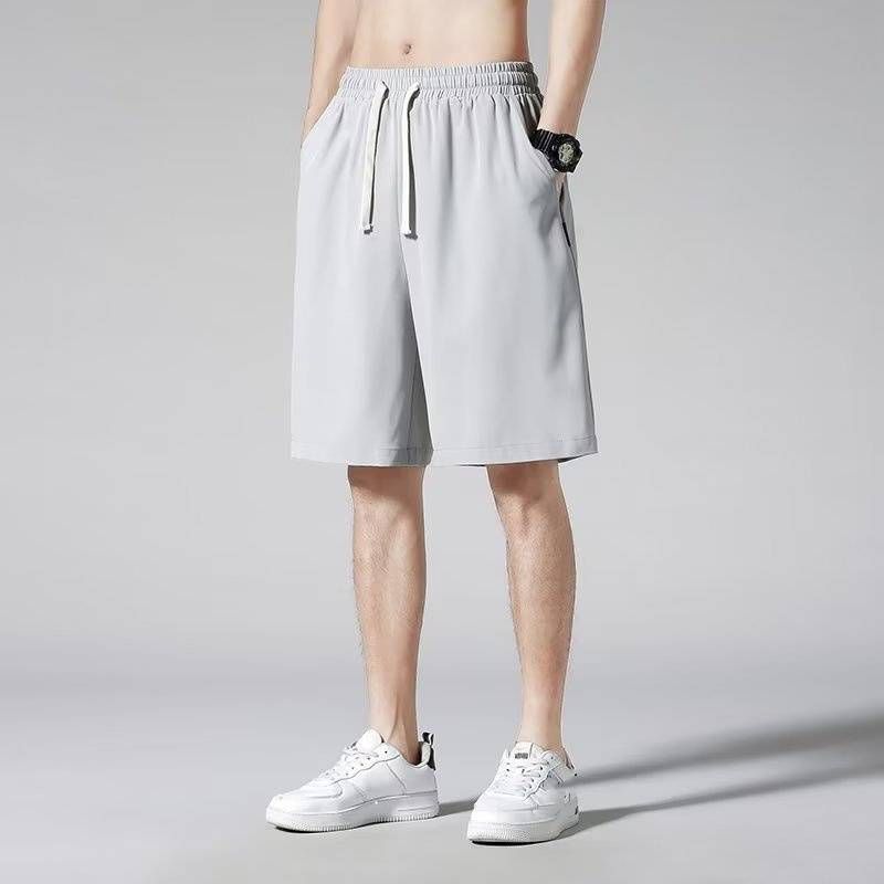 Men's Clothing Men's Shorts For Summer Outdoor Wear Thin Style Sports Shorts Men's Quick Drying Ice Silk Shorts Loose Casual Large Shorts_viptrois.com