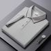 Men's Slim-Fit Polo Shirt With Contrast Stripes - Lightweight Short Sleeve Casual Top With Collar & Fashionable Patchwork Design_viptrois.com