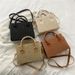 Women's Shoulder Bags A Trendy Solid-color Pp Woven, Elegant And Retro Small Square Single-shoulder Crossbody Bag For A Stylish And Trendy Woman_viptrois.com