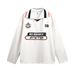 College Style Letter Print Turn-Down Collar Sweatshirt For Men Spring And Autumn Sports Loose Fit Vibe Trendy Long_viptrois.com
