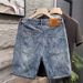 Retro Loose Fitting Cargo Denim Shorts For Men Summer Trendy Style Thin Straight Leg Five Point Pants Cool And Edgy_viptrois.com