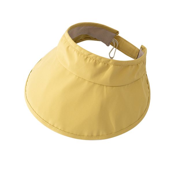 Lightweight Quick Drying Summer Protection, Empty Top Hat Women, UV Resistant, Versatile For Travel, Large Brimmed Sun_viptrois.com