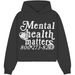 Retro Hip-Hop Punk Street Hoodie With 3D Foam Letters - Oversized Unisex Pullover For Teens & Young Adults (S/M/L/XL)_viptrois.com