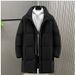 Korean Longline Padded Coat – Slim Fit Winter Jacket With Quilted Insulation (L-5XL, Black)_viptrois.com