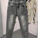 Men's Slim Straight Gray Jeans | Classic Fit With Signature Leather Patch | Comfort Stretch Denim For Everyday Wear_viptrois.com