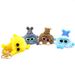 Bag Charm Celebrity Small Coal Ball Keychain Cute Cartoon Plush Bag Fur Ball Doll Pendant Car Key Chain Ring Accessories_viptrois.com