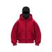 DIY Light Board Four Seasons Ins New Zipper Hooded Sweatshirt Jacket Unisex Double Hood Autumn Winter Couple Top_viptrois.com