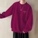 Men's Versatile Round Neck Sweatshirt – Minimalist Inner Wear & Casual Top (Black/White/Apricot/Dark Gray, Regular & Velvet Options, Sizes M-5XL)_viptrois.com
