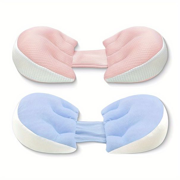 Adjustable U-Shaped Maternity Pillow - Medium Soft Polyester Fiber With Back, Lumbar & Belly Support - Multifunctional Pregnancy Sleeping Aid Cushion_viptrois.com