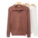 Men's Long Sleeve Knit Polo Shirt - Breathable, Comfortable & Stylish Casual Wear For Spring & Autumn_viptrois.com