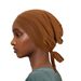 Mercerized Cotton Muslim Hat – Adjustable Tibetan Turban With Elastic Strap (Breathable Base Cap, Premium Hair Wrap For Women & Men)_viptrois.com