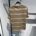 Men's Clothing Summer Retro Striped Shirt Loose Simple Half Sleeve_viptrois.com