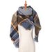 2022 Hot Selling Shawls New Bibs Autumn And Winter Large Lattice Triangle Scarves_viptrois.com