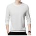T-Shirt Sweatshirt Base Shirt Spring And Autumn Style High-End Versatile Top Casual Men's Long Sleeved Clothes_viptrois.com