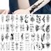 Q 361-400 Small fresh waterproof tattoo sticker set any combination_viptrois.com