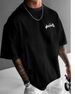 Men's Fashion Short-sleeved T-shirts Summer Slim-fit Pure Cotton Printed T-shirts Trendy Casual Versatile Tops_viptrois.com