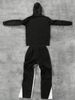 Men's Clothing Men's Trendy Hooded Printed Sweatshirt Set, Suitable For Street Style, Everyday Wear, Sports, And Parties._viptrois.com