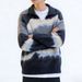 Retro Colorblock Sweater – Oversized Collared Knit Pullover With Striped Design (M-Xxl) | Unisex Vintage Streetwear For Men & Women_viptrois.com