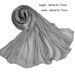 New Breathable And Cool Island Satin Smooth Crepe Long Scarf Malaysia Bright Silk Scarf Head Scarf_viptrois.com