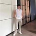 Men's Clothing Knitted Vest Ice Silk Wide Shoulder Round Neck Sleeveless T Shirt Hollow Breathable Fitness Mesh Waistcoat Top_viptrois.com