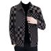 Loom Loom Woolen Coat Autumn Winter Short Turn-Down Collar High-End Overcoat Fleece Lined Thick Versatile Casual Men's Jacket_viptrois.com