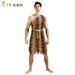 Western Modern Indigenous Couple Tiger Skin Savage Primitive Outfits Funny Performance Costumes_viptrois.com