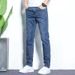 Men's Stretch Jeans For Spring/Summer 2025, Men's Korean-style Fashionable Slim-fit Skinny Pants_viptrois.com