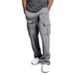 Men's Clothing Men's Multi Pocket Overalls Design Sense Casual Loose Cuffed Trousers Trendy_viptrois.com
