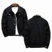 Men's Clothing Fashion Tops Trendy Brand All Match Slim Edge Ripped Denim Jacket_viptrois.com