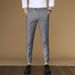 Men's Clothing Suit Trousers Four Seasons Business Men's Suit Trousers Straight Iron Free Elastic Slim Youth Casual Trousers Men_viptrois.com