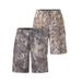 European And American Cross Border Retro Street Harajuku Leaf Camouflage Print Loose Workwear Casual Shorts Cropped Pants Men And Women Summer_viptrois.com