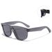 Oversized Square Concave Sunglasses - UV400 Protection (2025 European-American Fashion, Unisex Large Frame Design)_viptrois.com