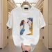 Summer 2024 New High-quality Clown Figure Round-necked Head Short-sleeved T-shirt_viptrois.com