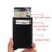 Passport Covers & Wallets Aluminum Alloy Metal Card Box Lycra Cloth Expansion Card Holder Men's Wallet RFID Smart Anti Theft Brush_viptrois.com